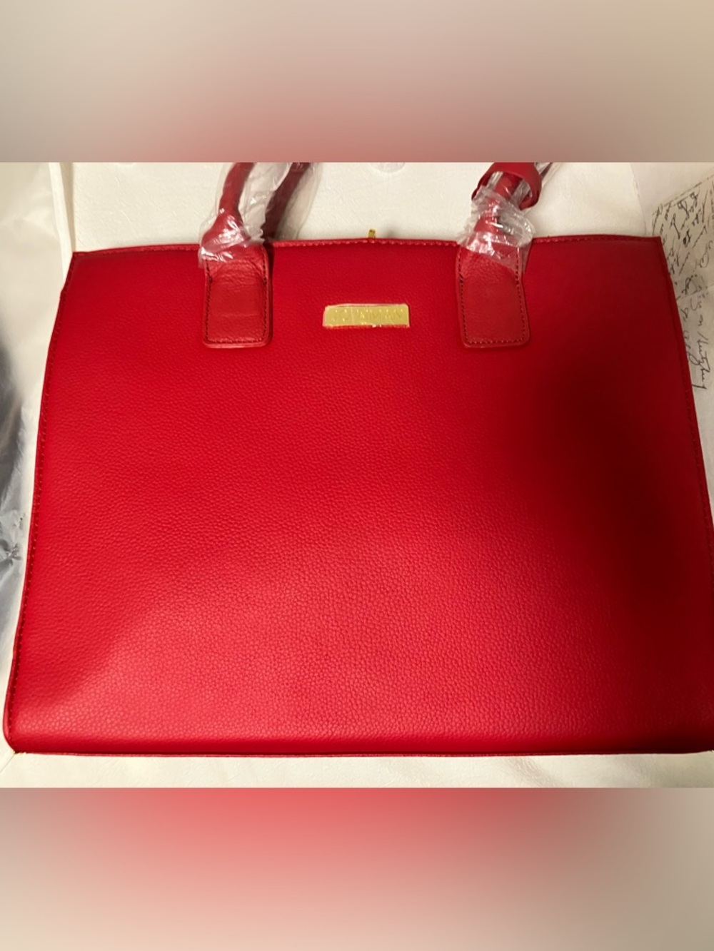 Joy & Iman Hollywood Glambag Marsala Red Leather - 2004 Deadstock NEW- NIP Set - Picture 3 of 16